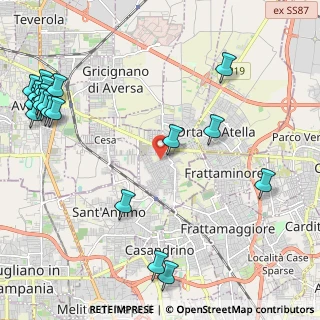Mappa Via di Vittorio, 81030 Sant'Arpino CE, Italia (3.2785)