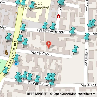 Mappa Via Risorgimento, 80023 Caivano NA, Italia (0.1125)