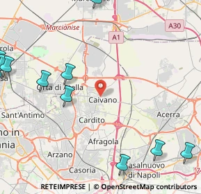 Mappa Via Risorgimento, 80023 Caivano NA, Italia (7.14667)
