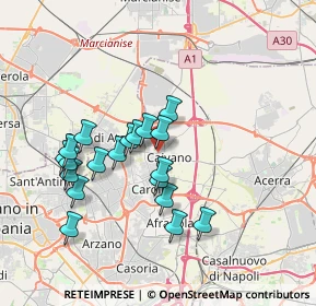 Mappa Via Tommaso D'Aquino, 80023 Caivano NA, Italia (3.52737)
