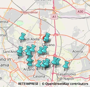 Mappa Via Tommaso D'Aquino, 80023 Caivano NA, Italia (4.168)
