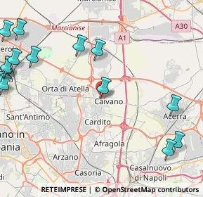 Mappa Via Tommaso D'Aquino, 80023 Caivano NA, Italia (6.64071)