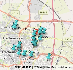 Mappa Via Tommaso D'Aquino, 80023 Caivano NA, Italia (1.97474)