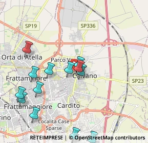 Mappa Via Tommaso D'Aquino, 80023 Caivano NA, Italia (2.36385)