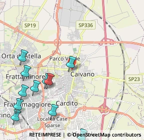 Mappa Via Tommaso D'Aquino, 80023 Caivano NA, Italia (2.94636)