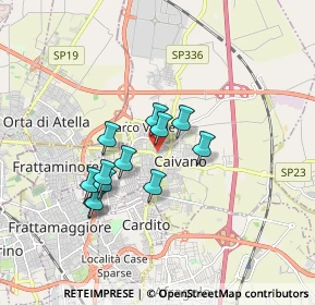 Mappa Via Tommaso D'Aquino, 80023 Caivano NA, Italia (1.4825)