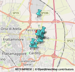 Mappa Via Tommaso D'Aquino, 80023 Caivano NA, Italia (0.93833)