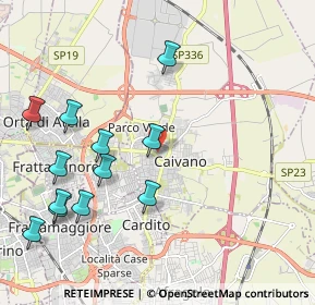 Mappa Via Tommaso D'Aquino, 80023 Caivano NA, Italia (2.51667)