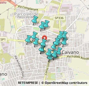 Mappa Via Tommaso D'Aquino, 80023 Caivano NA, Italia (0.3495)