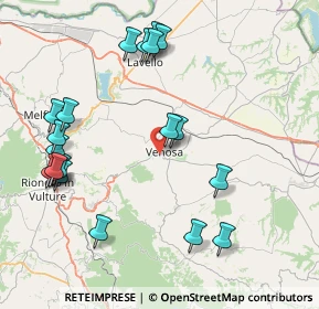 Mappa Via Isabella Morra, 85029 Venosa PZ, Italia (9.935)