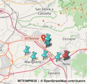 Mappa Località Boscofangone, 80035 Nola NA, Italia (3.35273)
