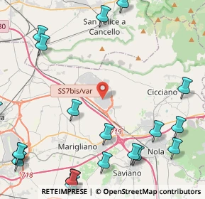 Mappa Località Boscofangone, 80035 Nola NA, Italia (6.8635)