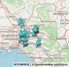 Mappa Località Boscofangone, 80035 Nola NA, Italia (10.6125)