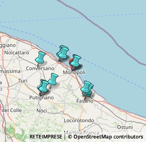 Mappa Via Francesco Muciaccia, 70043 Monopoli BA, Italia (10.73)