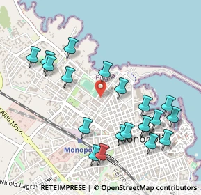 Mappa Via Francesco Muciaccia, 70043 Monopoli BA, Italia (0.5835)