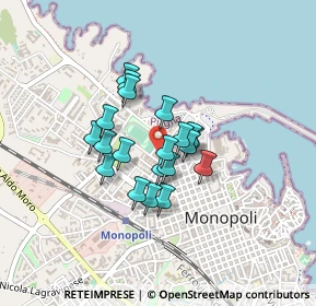 Mappa Via Francesco Muciaccia, 70043 Monopoli BA, Italia (0.308)