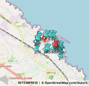 Mappa Via Francesco Muciaccia, 70043 Monopoli BA, Italia (0.542)