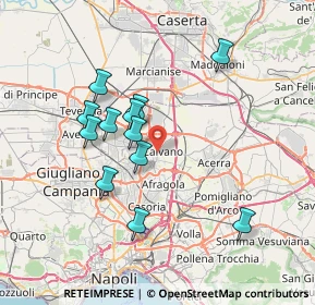 Mappa Via V. de Paola, 80023 Caivano NA, Italia (7.06833)