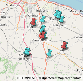 Mappa Corso Garibaldi, 70043 Casamassima BA, Italia (6.909)