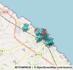 Mappa Via PP. Passionisti, 70043 Monopoli BA, Italia (1.18118)