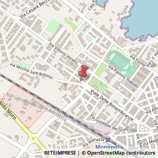 Mappa Via Aurelio Sereno, 1/B, 70043 Monopoli, Bari (Puglia)