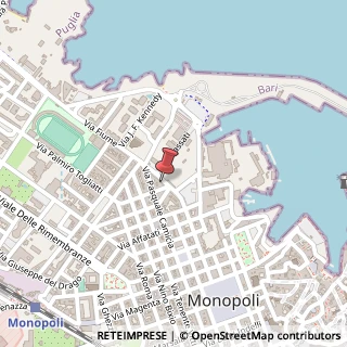 Mappa Via Fiume, 8, 70043 Monopoli, Bari (Puglia)