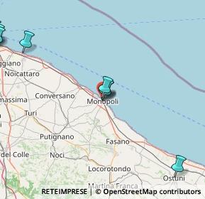 Mappa Via B. P. Giorgio Frassati, 70043 Monopoli BA, Italia (31.40154)
