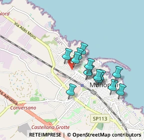 Mappa Via Vecchia Sant'Antonio, 70043 Monopoli BA, Italia (0.715)