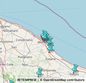 Mappa Via Vecchia Sant'Antonio, 70043 Monopoli BA, Italia (28.63333)