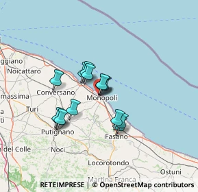 Mappa Via Vecchia Sant'Antonio, 70043 Monopoli BA, Italia (10.50571)