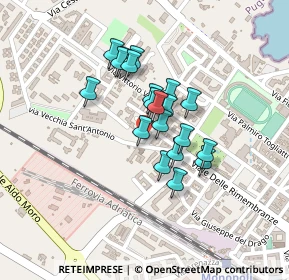 Mappa Via Vecchia Sant'Antonio, 70043 Monopoli BA, Italia (0.164)
