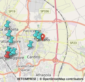 Mappa Via de Sanctis, 80023 Caivano NA, Italia (2.92636)