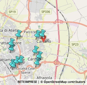 Mappa Via de Sanctis, 80023 Caivano NA, Italia (2.57667)