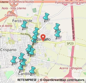 Mappa Via de Sanctis, 80023 Caivano NA, Italia (1.10933)