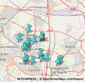 Mappa Via de Sanctis, 80023 Caivano NA, Italia (3.88833)