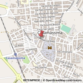 Mappa Corso Garibaldi, 17, 70010 Casamassima, Bari (Puglia)