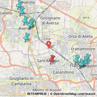 Mappa Via Domenico di Fiore, 81030 Cesa CE, Italia (3.2225)