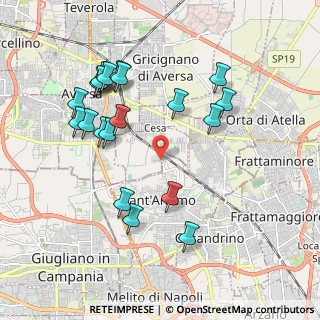Mappa Via Domenico di Fiore, 81030 Cesa CE, Italia (2.1825)