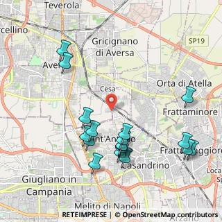 Mappa Via Domenico di Fiore, 81030 Cesa CE, Italia (2.37833)