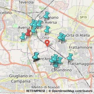 Mappa Via Domenico di Fiore, 81030 Cesa CE, Italia (1.993)