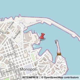 Mappa Via Belvedere, 68, 70043 Monopoli, Bari (Puglia)