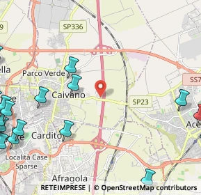 Mappa Via Giovanni Giolitti, 80023 Caivano NA, Italia (3.9405)