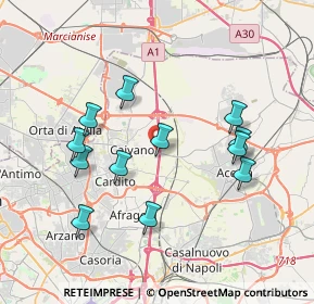 Mappa Via Giovanni Giolitti, 80023 Caivano NA, Italia (3.91833)