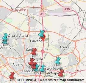 Mappa Via Giovanni Giolitti, 80023 Caivano NA, Italia (6.61538)