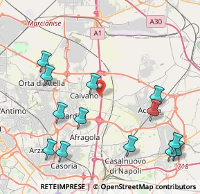 Mappa Via Giovanni Giolitti, 80023 Caivano NA, Italia (5.42385)