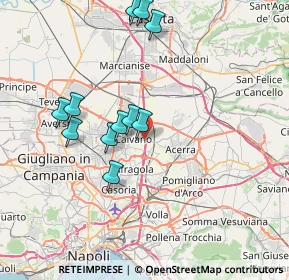 Mappa Via Giovanni Giolitti, 80023 Caivano NA, Italia (7.66364)