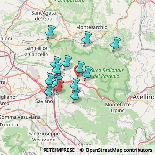 Mappa Via Giordano Bruno, 83021 Avella AV, Italia (6.184)