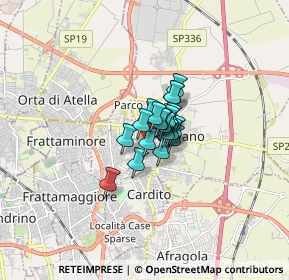 Mappa Via Santa Barbara, 80023 Caivano NA, Italia (0.73)