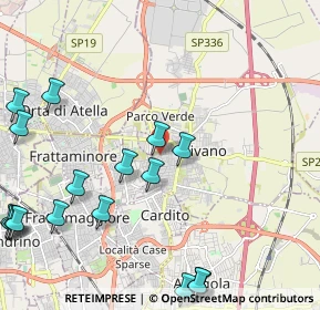 Mappa Via Santa Barbara, 80023 Caivano NA, Italia (3.15444)