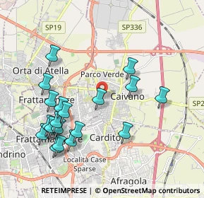 Mappa Via Santa Barbara, 80023 Caivano NA, Italia (2.293)
